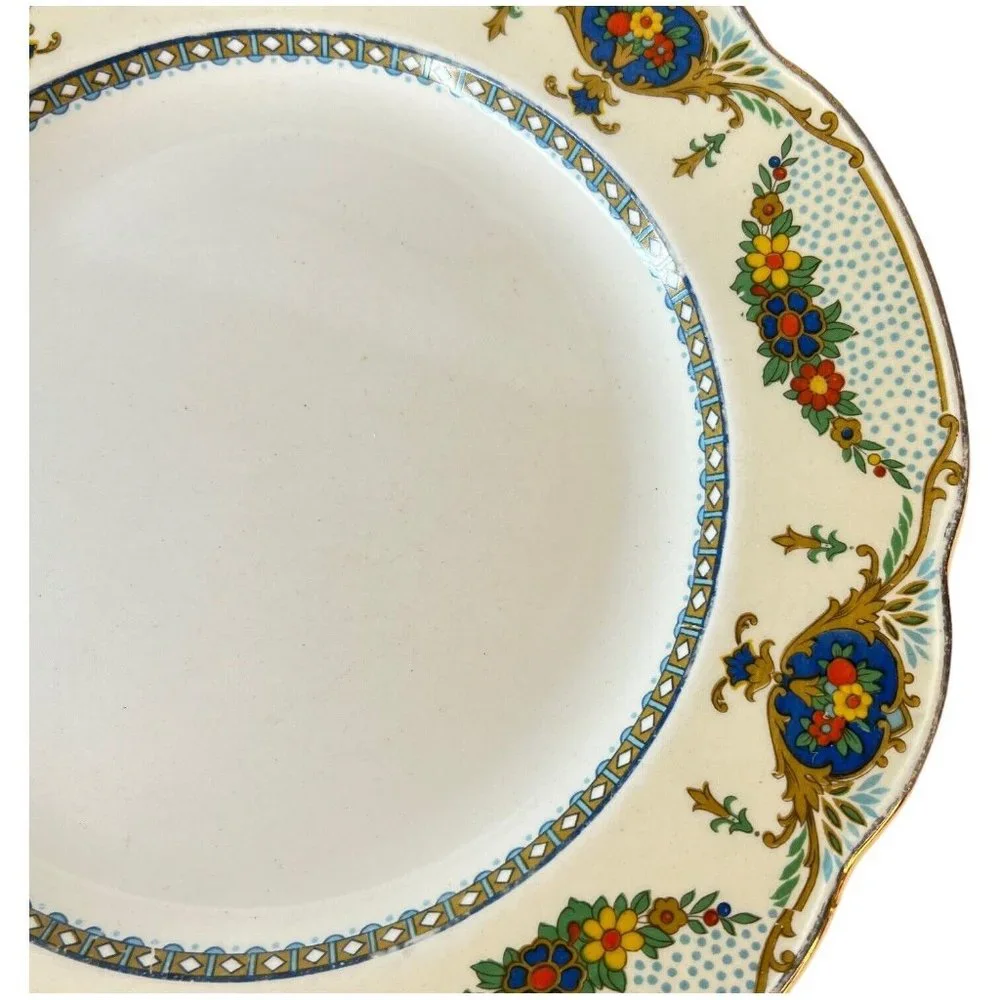 The Barclay Dinner Plate By George Jones & Sons Crescent Made England VTG 9 5/8